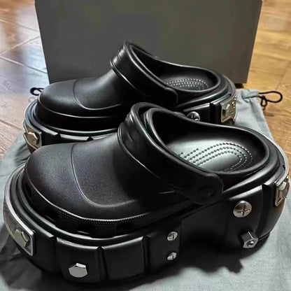 Platform slippers Ladies summer new height raising shoes Ladies wear