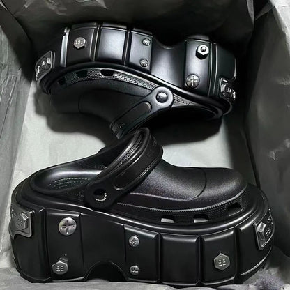 Platform slippers Ladies summer new height raising shoes Ladies wear