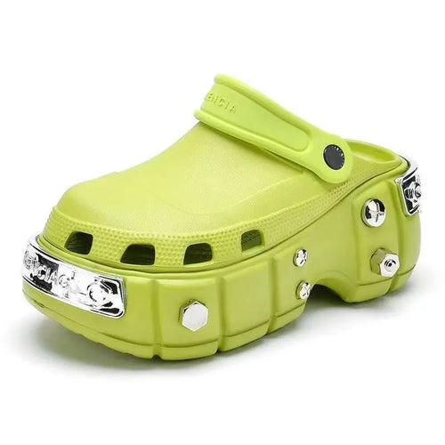 Platform slippers Ladies summer new height raising shoes Ladies wear