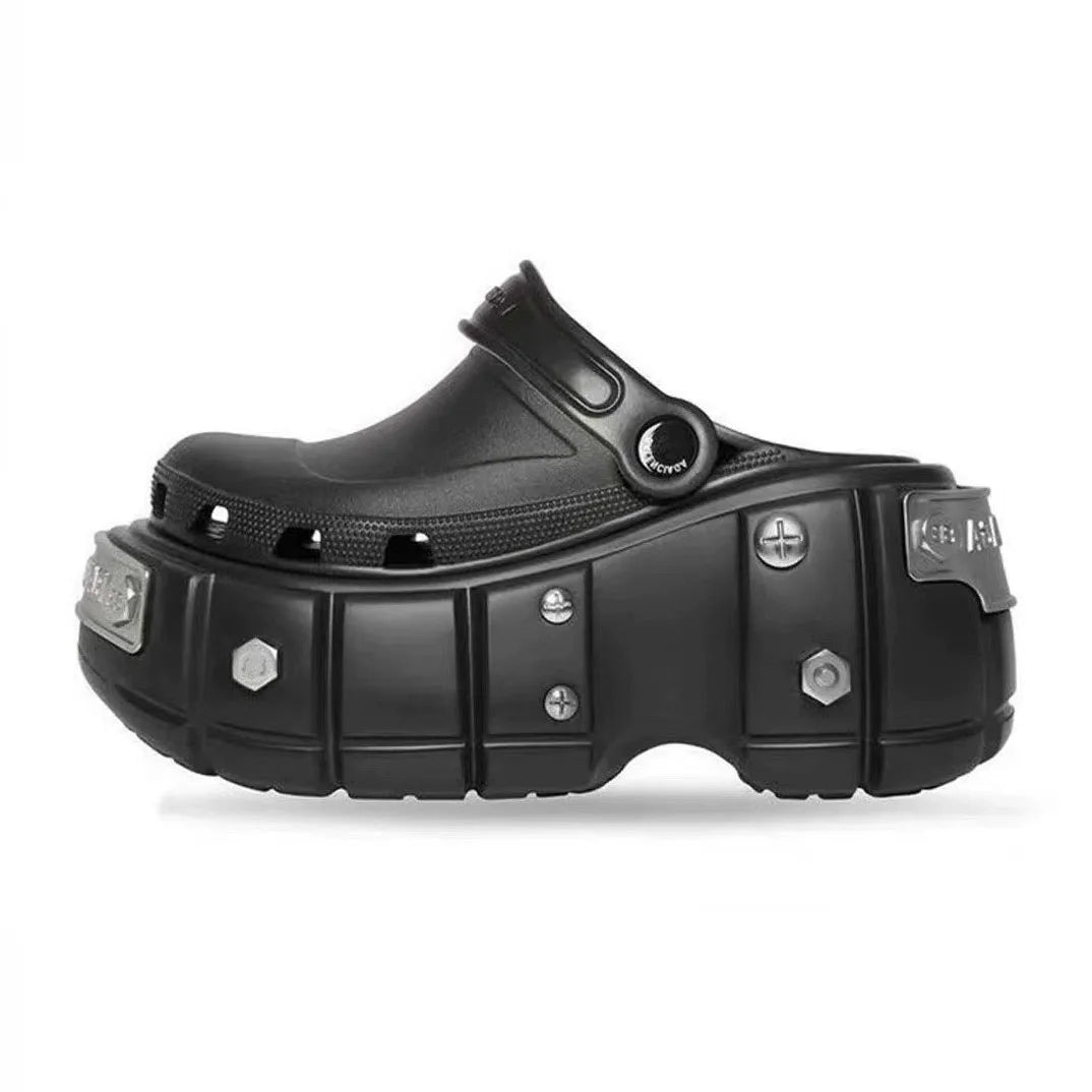 Platform slippers Ladies summer new height raising shoes Ladies wear